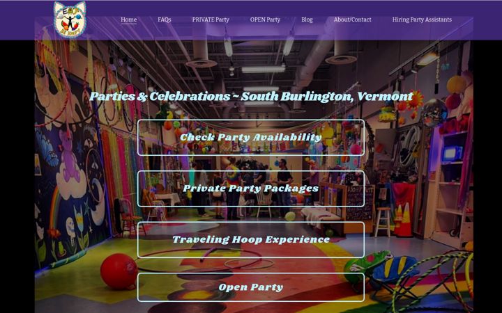 Screenshot of eatandbehoopy.com