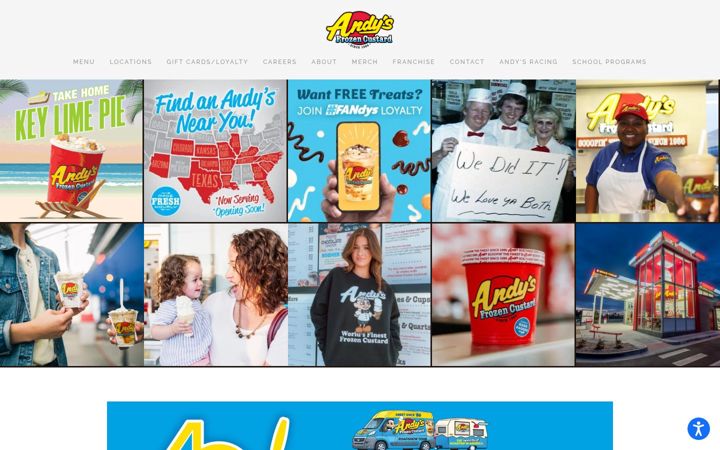 Screenshot of eatandys.com