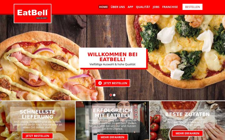 Screenshot of eatbell.de