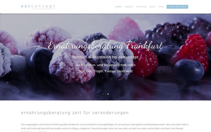Snimka zaslona za eatconcept.de