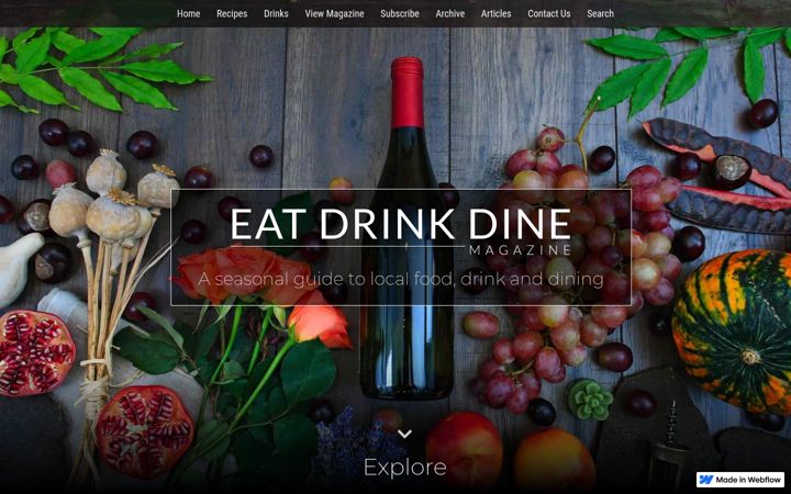 Screenshot of eatdrinkdine.co.uk