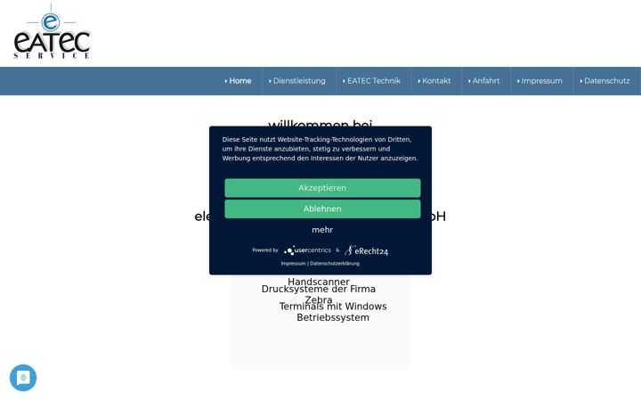 Screenshot of eatec.de
