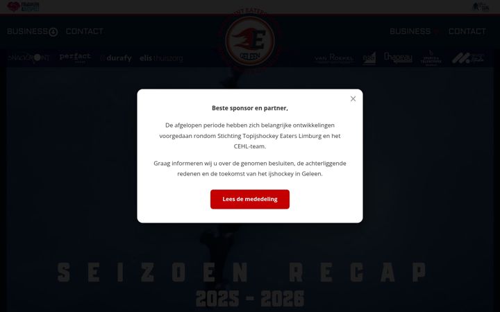 Screenshot di eaters.nl