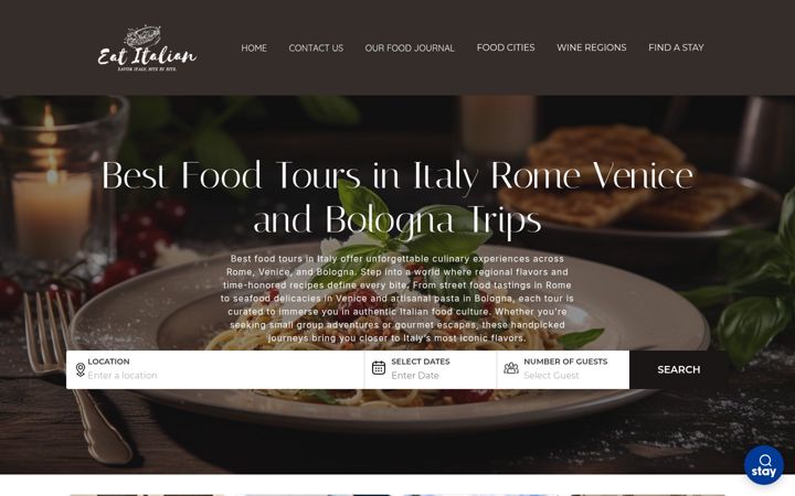 Screenshot of eatitalian.net