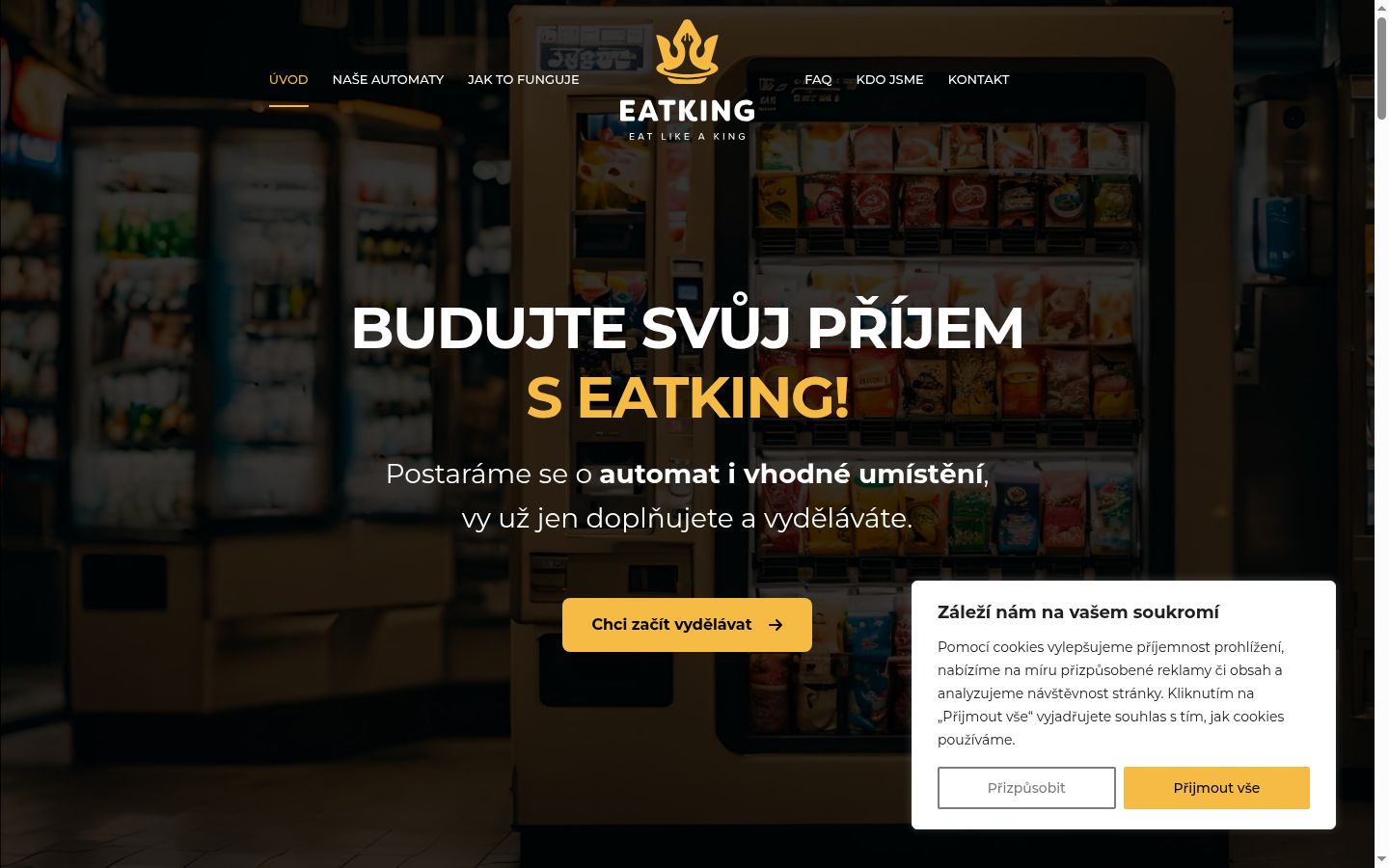 Kuvakaappaus suostumusbannerista, joka näytettiin ennen mitään vuorovaikutusta