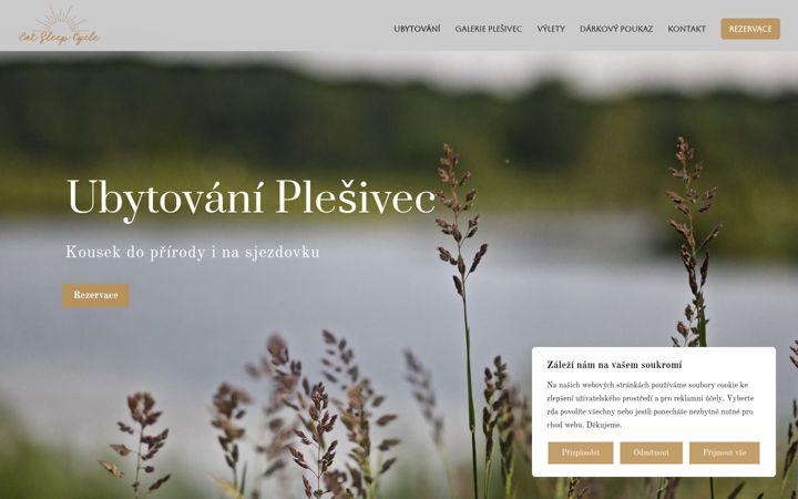 Screenshot of eatsleepcycle.cz