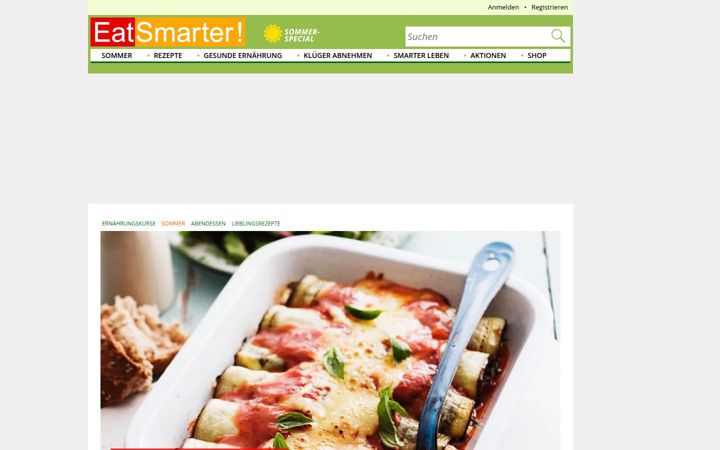 Screenshot of eatsmarter.de