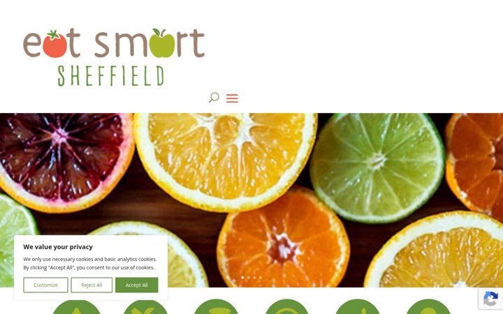 Captura de ecrã de eatsmartsheffield.co.uk