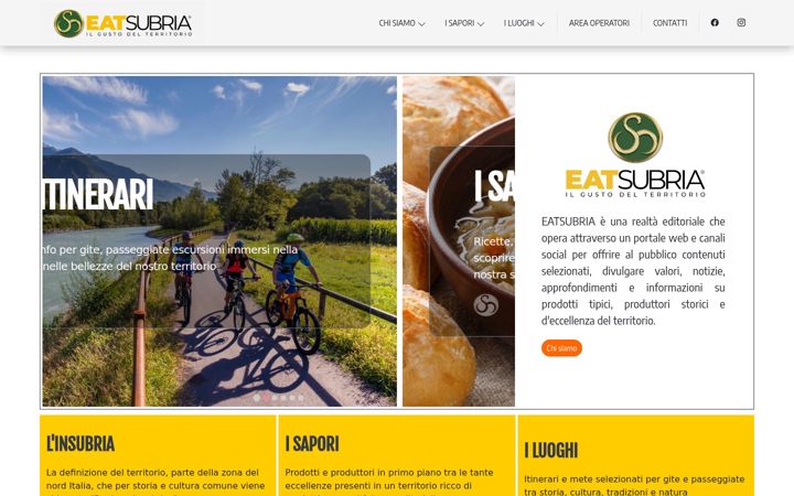 Ekrānuzņēmums no eatsubria.it