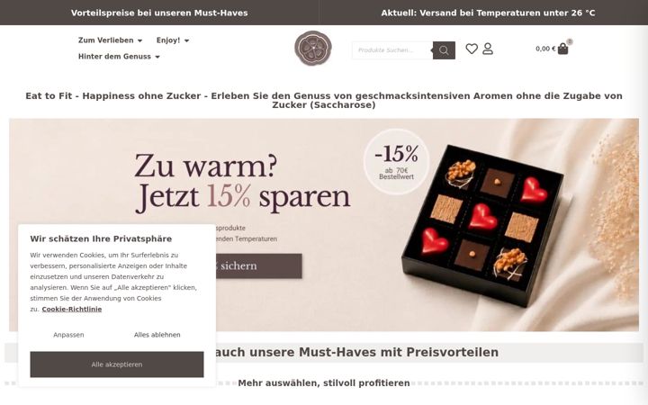 Screenshot of eattofit.de