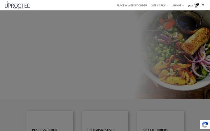 Screenshot of eatuprootedvegan.com