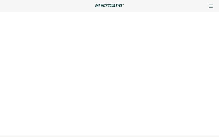 Screenshot of eatwithyoureyes.co.uk