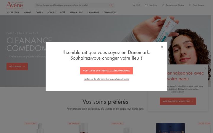Screenshot of eau-thermale-avene.fr