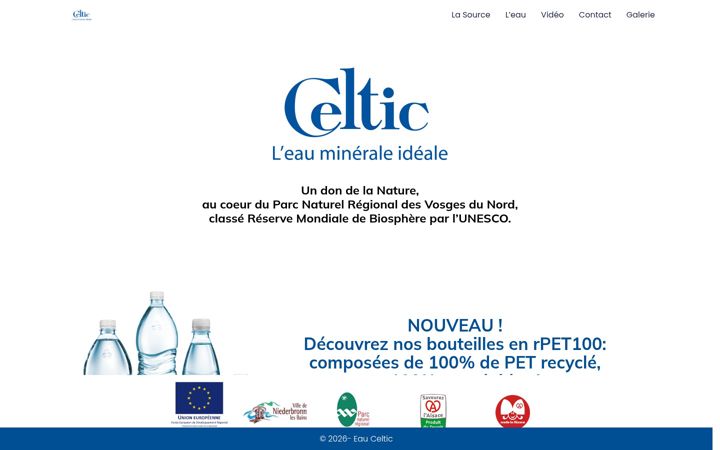 Screenshot of eauceltic.com