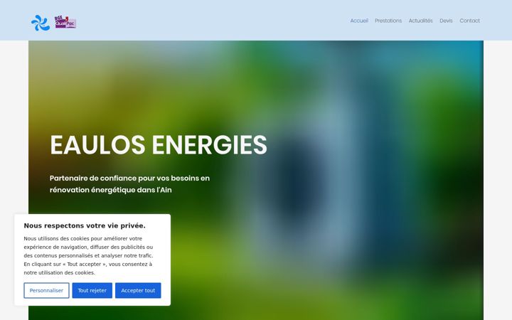 Screenshot of eaulosenergies.fr