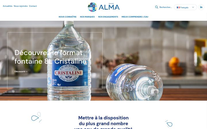 Screenshot of eaunaturellementgazeuse.fr