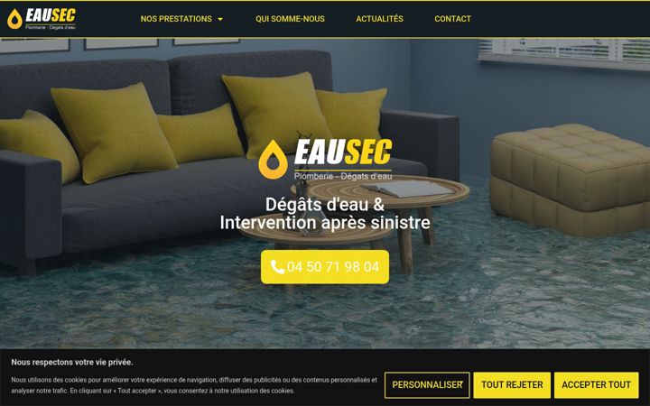 Screenshot of eausec.com
