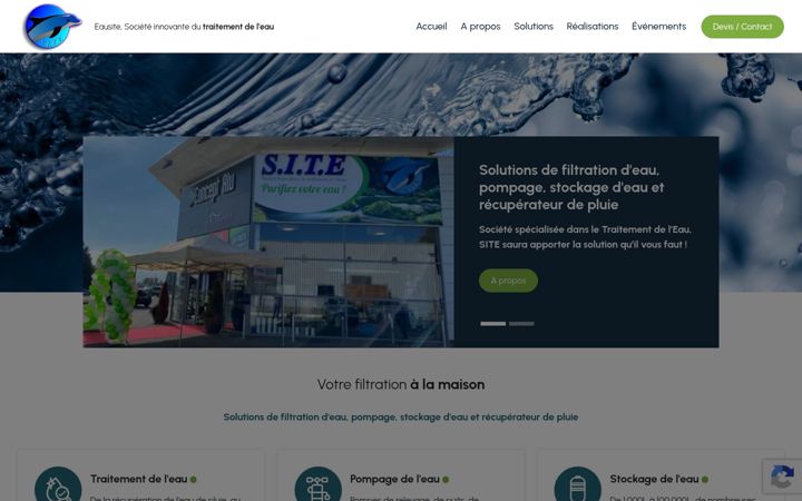 Screenshot of eausite.com
