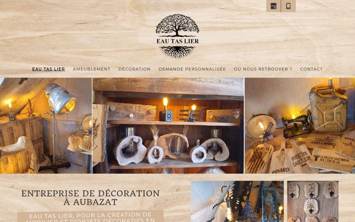 Screenshot of eautasliercreateur.fr