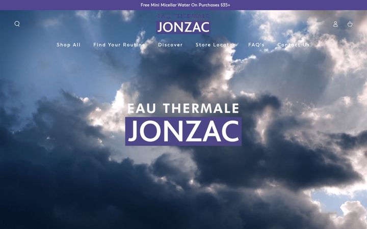 Screenshot of eauthermalejonzacusa.com