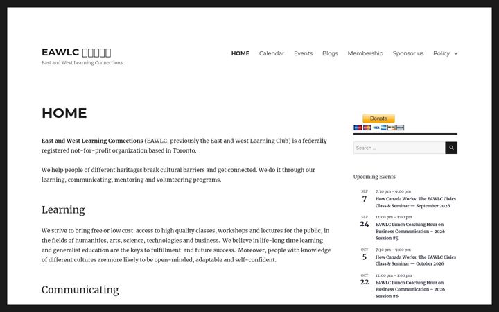 Screenshot of eawlc.org
