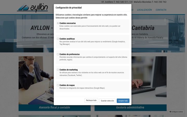 Screenshot of eayllon.com