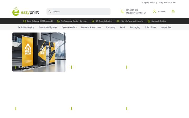 Screenshot of eazy-print.co.uk