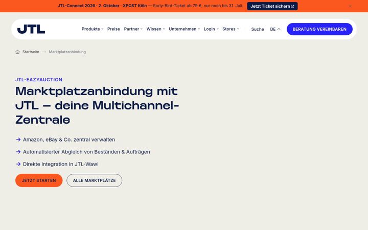 Screenshot of eazyauction.de