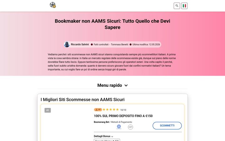 Screenshot of eazybet.it