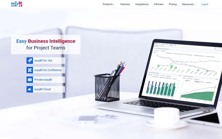 Screenshot of eazybi.com