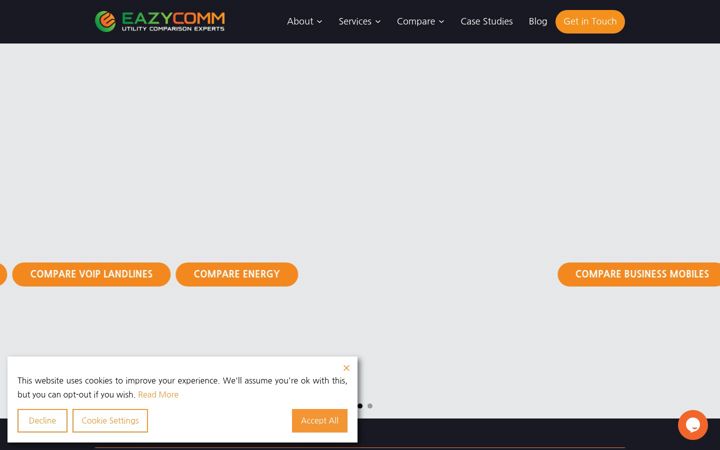 Screenshot of eazycomm.co.uk
