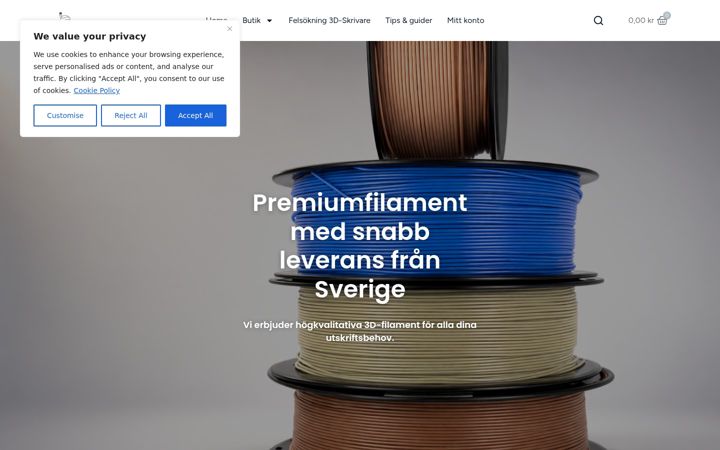 Snímek obrazovky eazyprint.se