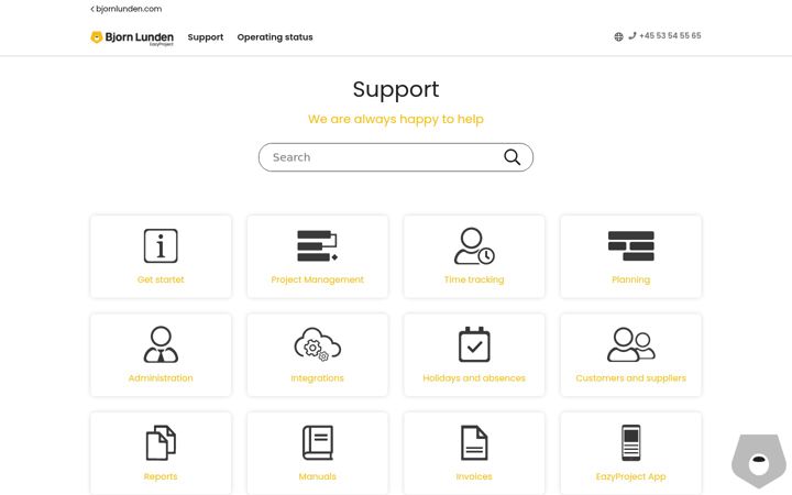 Ekrano kopija eazyproject.net