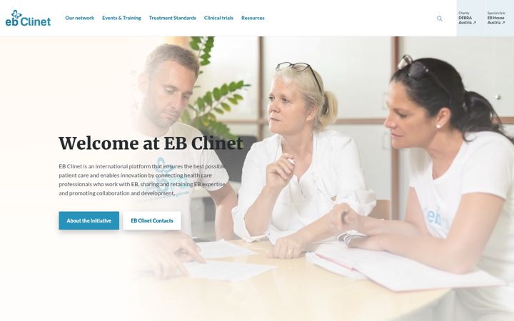 Screenshot of eb-clinet.org