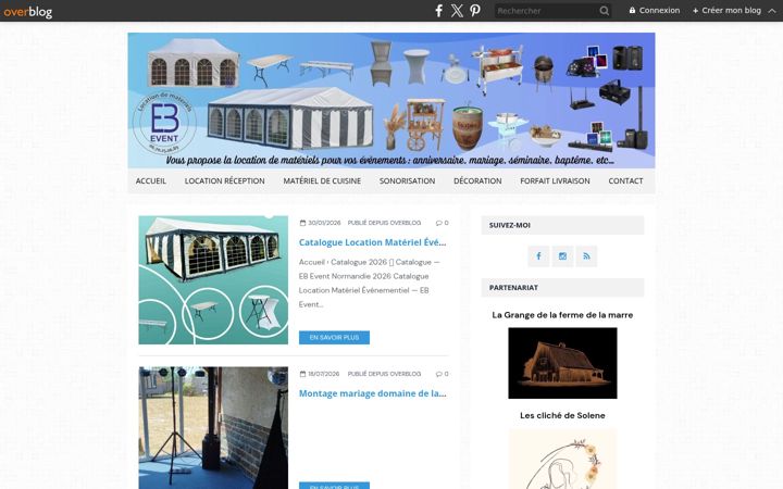 Screenshot of eb-event.fr