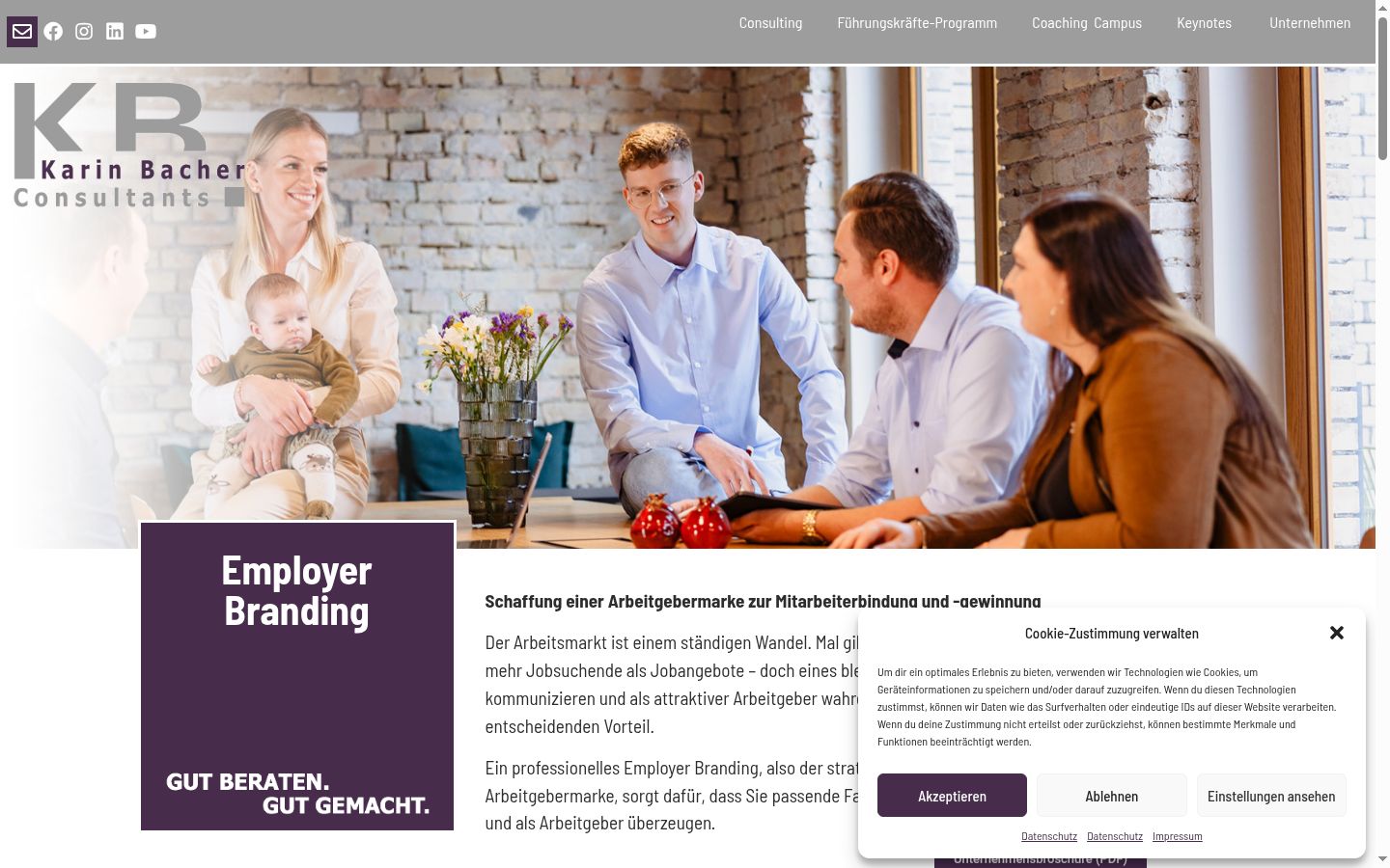 Screenshot van de toestemmingsbanner zoals getoond vóór enige interactie