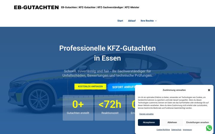 Snimka zaslona za eb-gutachten.de