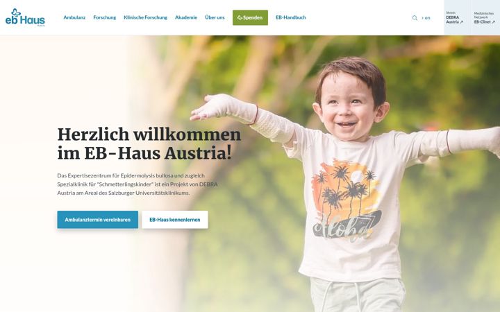 Captură de ecran a eb-haus.org