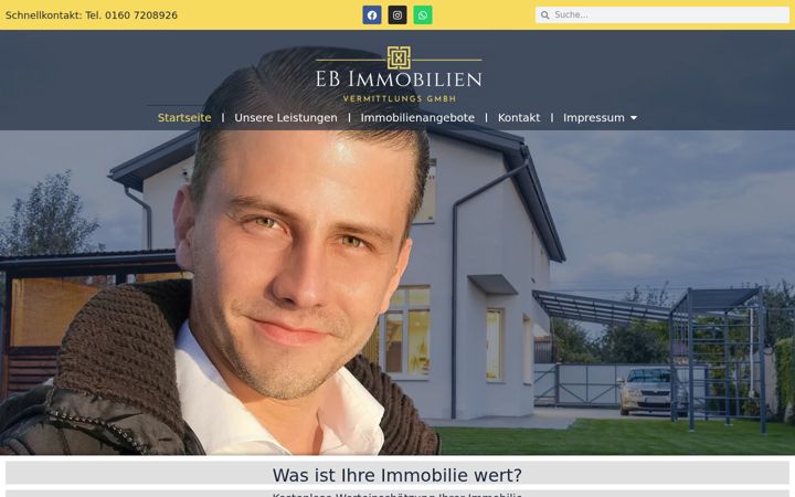 Screenshot of eb-immobilienvermittlung.de