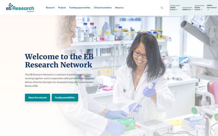 Screenshot of eb-researchnetwork.org