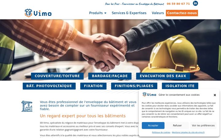 Screenshot of eb-vimo.fr