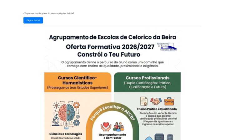 Captura de ecrã de eb23sacaduracabral.eu