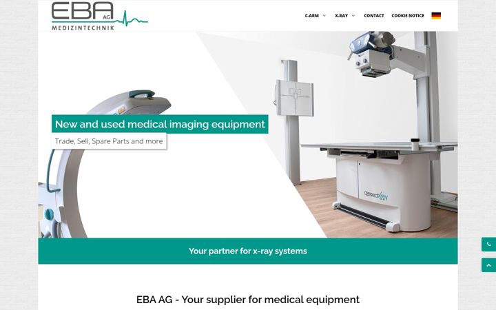 Screenshot of eba-ag.com