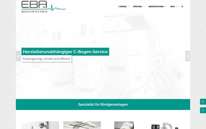 Screenshot of eba-ag.de
