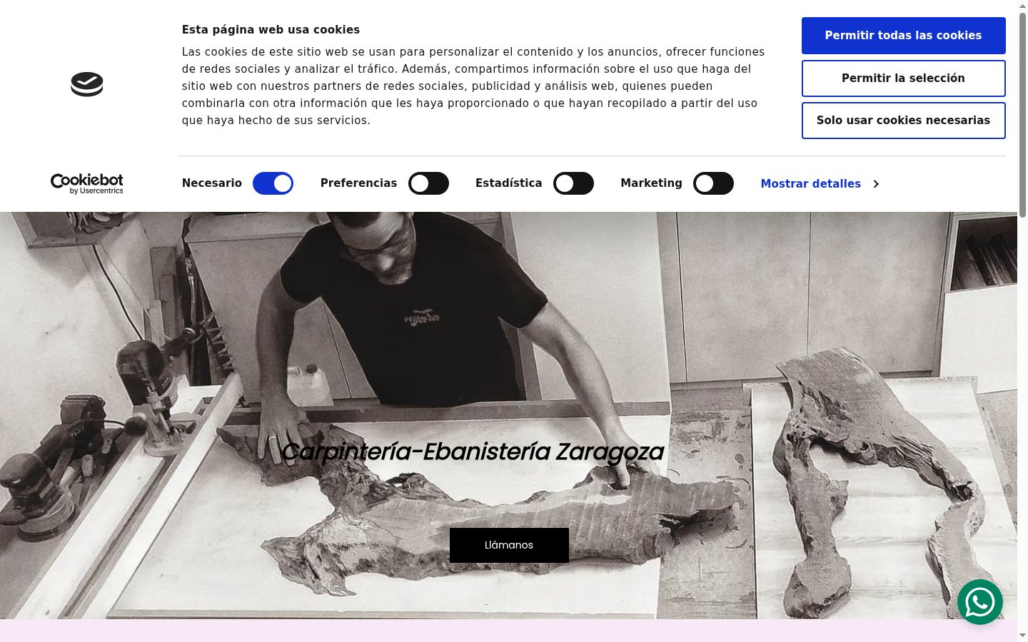 Snimka zaslona bannera za privolu prikazanog prije bilo kakve interakcije