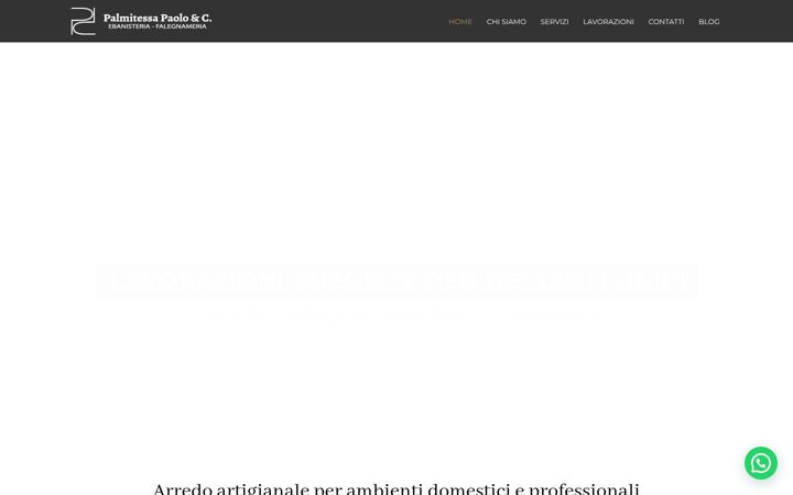 Screenshot of ebanisteriapalmitessa.it