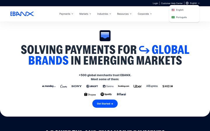 Screenshot of ebanx.com