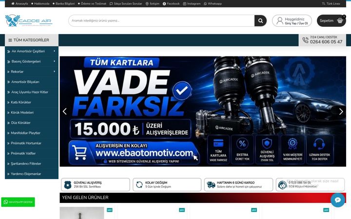 Screenshot of ebaotomotiv.com