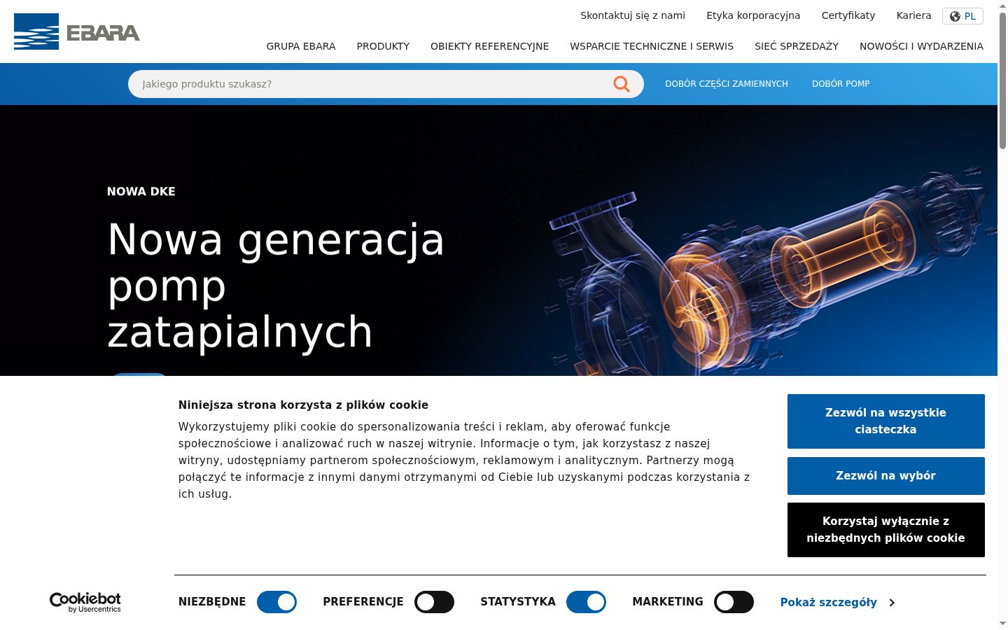 Captura de pantalla del banner de consentimiento mostrado antes de cualquier interacción