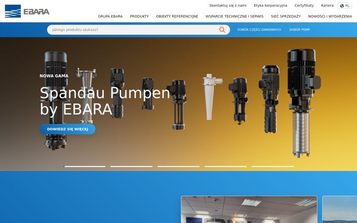 Captura de pantalla de ebaraeurope.pl